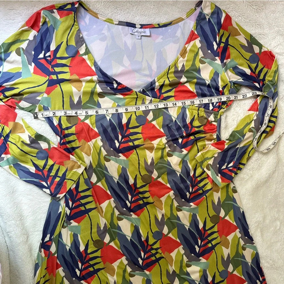 Calypso Collections Nordic Garden Print Wrap Maxi Dress South Africa Colorful 14 - Picture 10 of 13